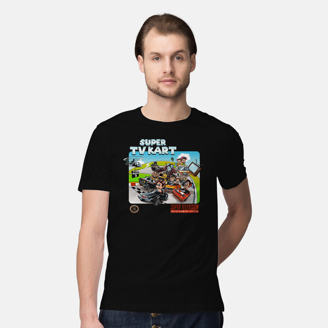 Super Tv Kart-mens premium tee-goodidearyan