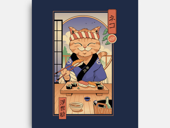 Sushi Cat In Edo