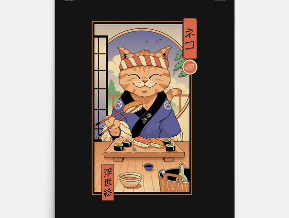 Sushi Cat In Edo