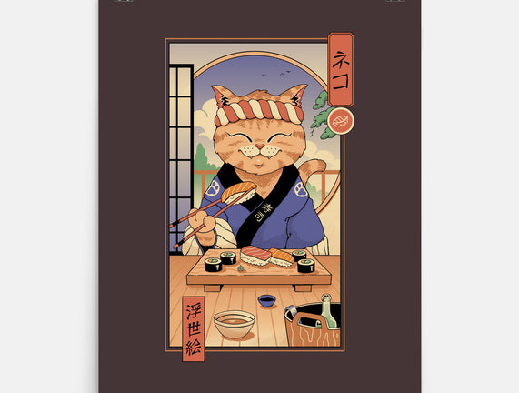 Sushi Cat In Edo