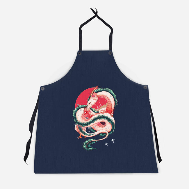 Dragon Love-unisex kitchen apron-Bellades
