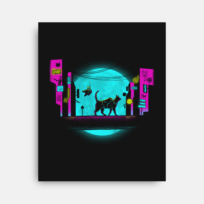 Catuna Matata-none stretched canvas-paulagarcia