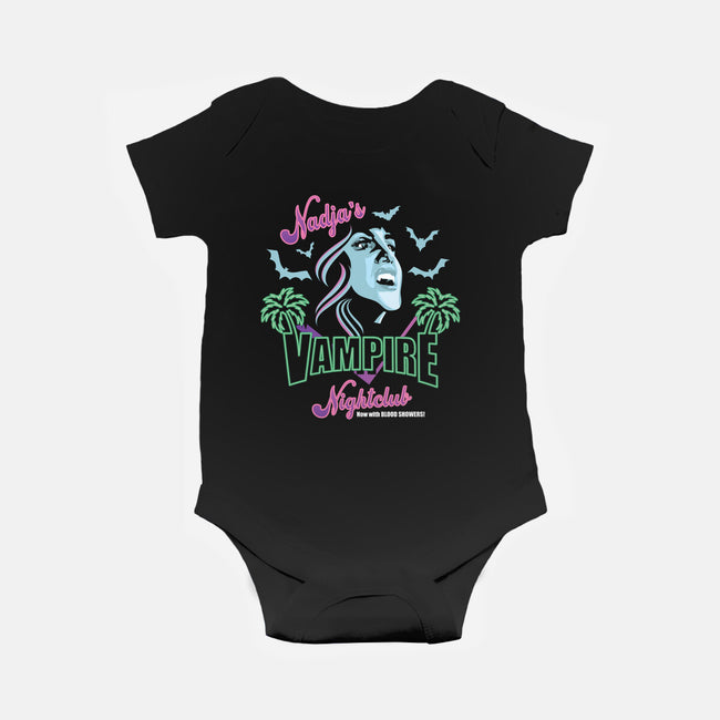 Vampire Nightclub-baby basic onesie-jrberger
