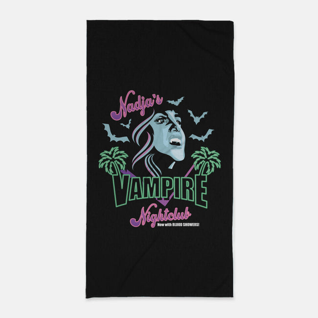 Vampire Nightclub-none beach towel-jrberger