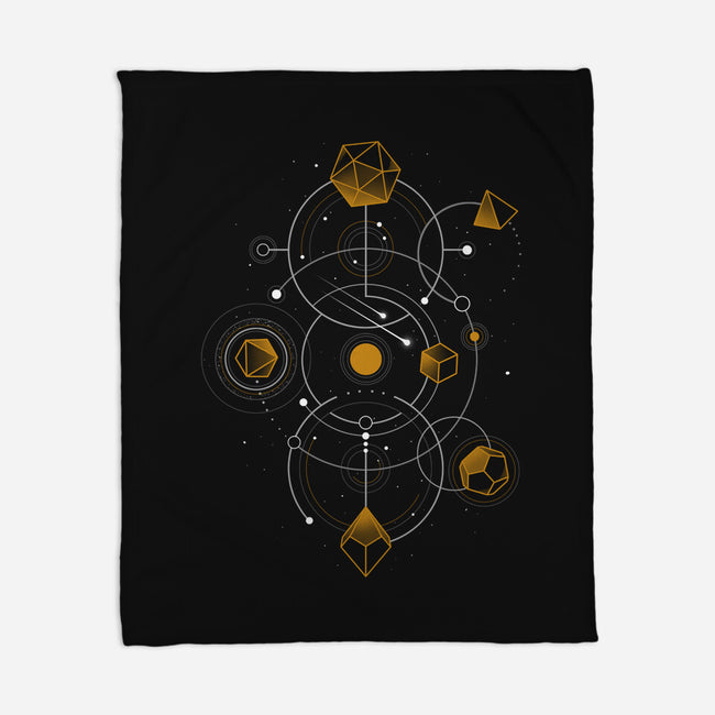 Celestial Dice-none fleece blanket-Snouleaf