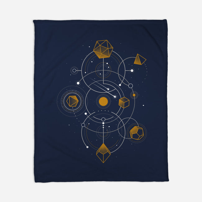 Celestial Dice-none fleece blanket-Snouleaf