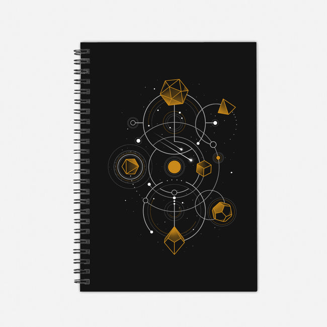 Celestial Dice-none dot grid notebook-Snouleaf