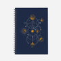 Celestial Dice-none dot grid notebook-Snouleaf