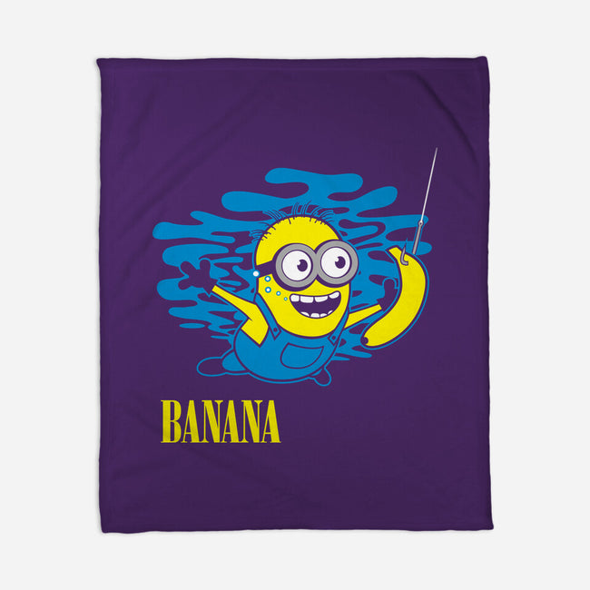 Banana Nirvana-none fleece blanket-Vitaliy Klimenko