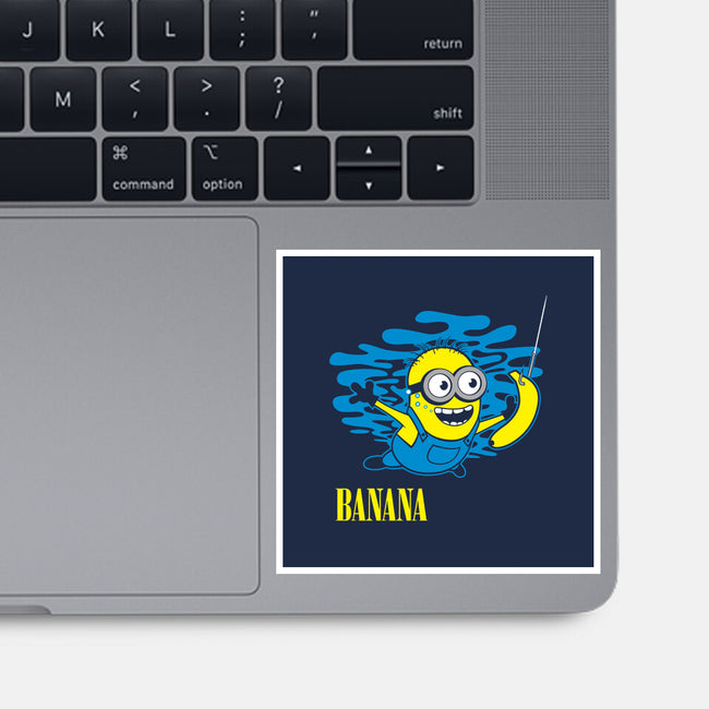 Banana Nirvana-none glossy sticker-Vitaliy Klimenko