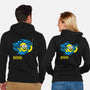 Banana Nirvana-unisex zip-up sweatshirt-Vitaliy Klimenko
