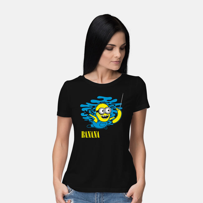 Banana Nirvana-womens basic tee-Vitaliy Klimenko