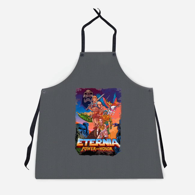 Eternia Power And Honor-unisex kitchen apron-Diego Oliver