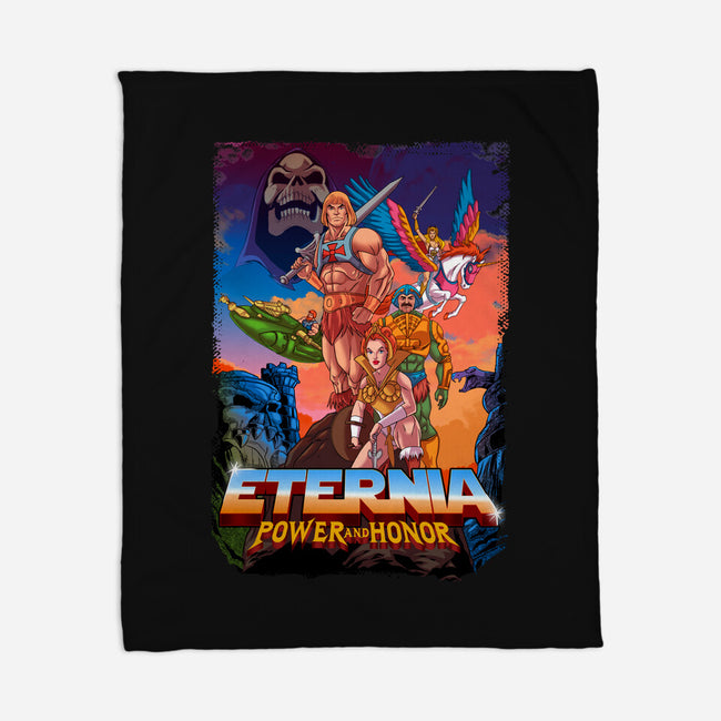 Eternia Power And Honor-none fleece blanket-Diego Oliver