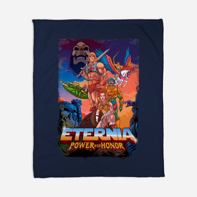 Eternia Power And Honor-none fleece blanket-Diego Oliver