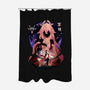 Fox Girl-none polyester shower curtain-bellahoang