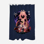 Fox Girl-none polyester shower curtain-bellahoang