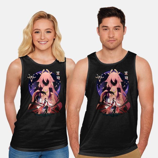 Fox Girl-unisex basic tank-bellahoang