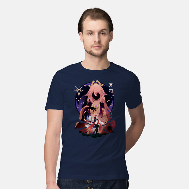 Fox Girl-mens premium tee-bellahoang
