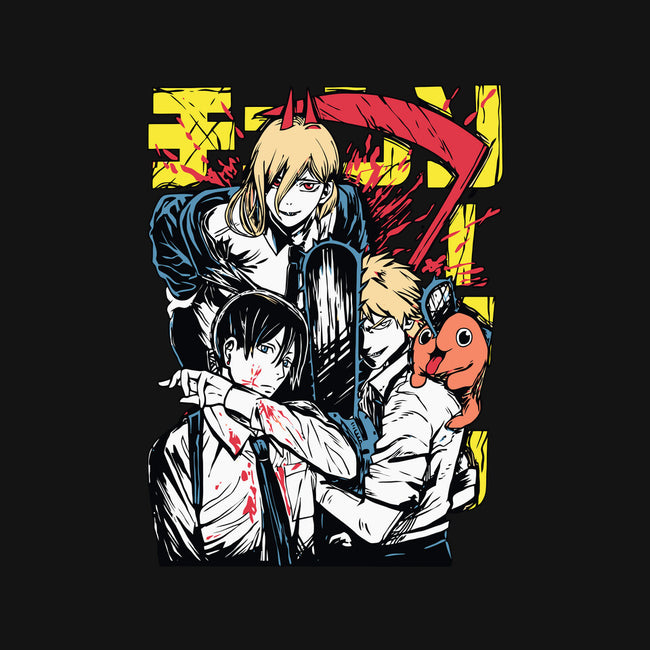 Team Chainsaw-baby basic tee-rondes