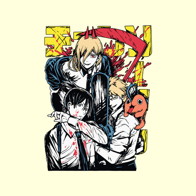 Team Chainsaw-none stretched canvas-rondes