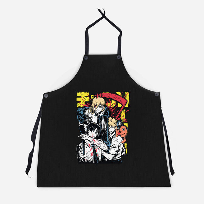 Team Chainsaw-unisex kitchen apron-rondes