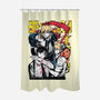 Team Chainsaw-none polyester shower curtain-rondes