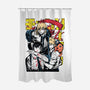 Team Chainsaw-none polyester shower curtain-rondes