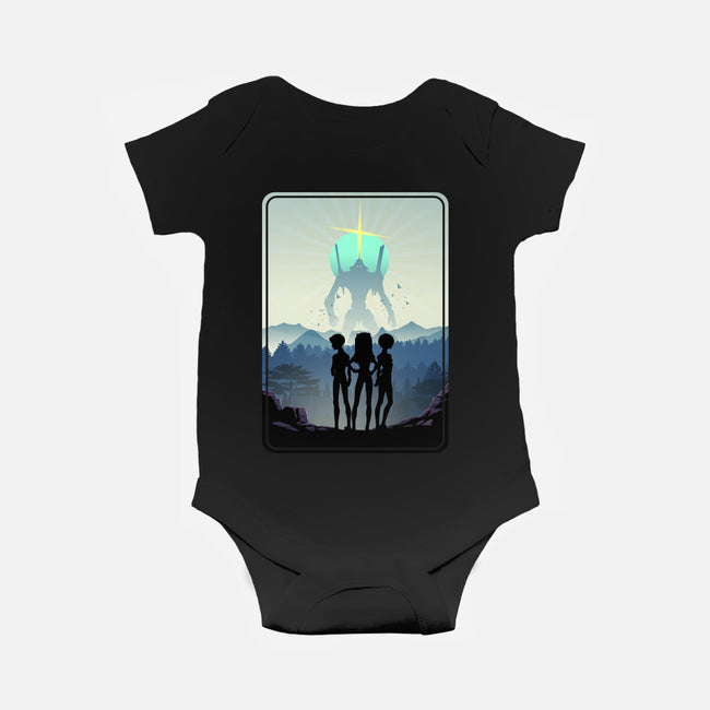 The Eva Mecha Team-baby basic onesie-RonStudio