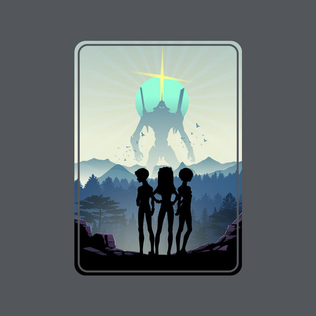 The Eva Mecha Team-none fleece blanket-RonStudio