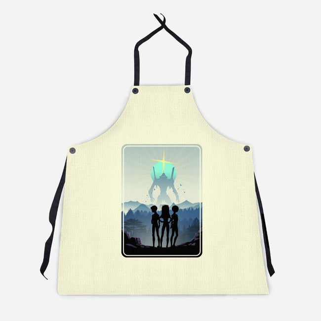 The Eva Mecha Team-unisex kitchen apron-RonStudio