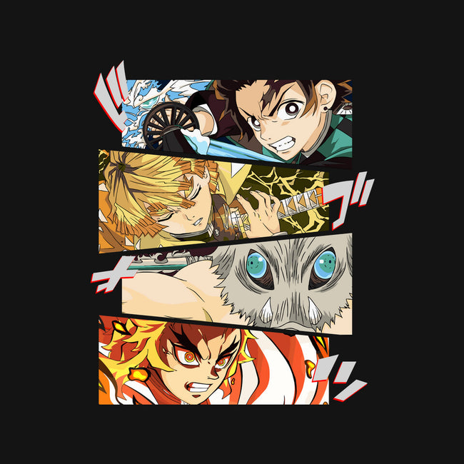 Angry Face Demon-none stretched canvas-RonStudio