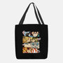 Angry Face Demon-none basic tote bag-RonStudio