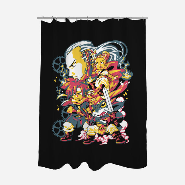 Travelers-none polyester shower curtain-1Wing