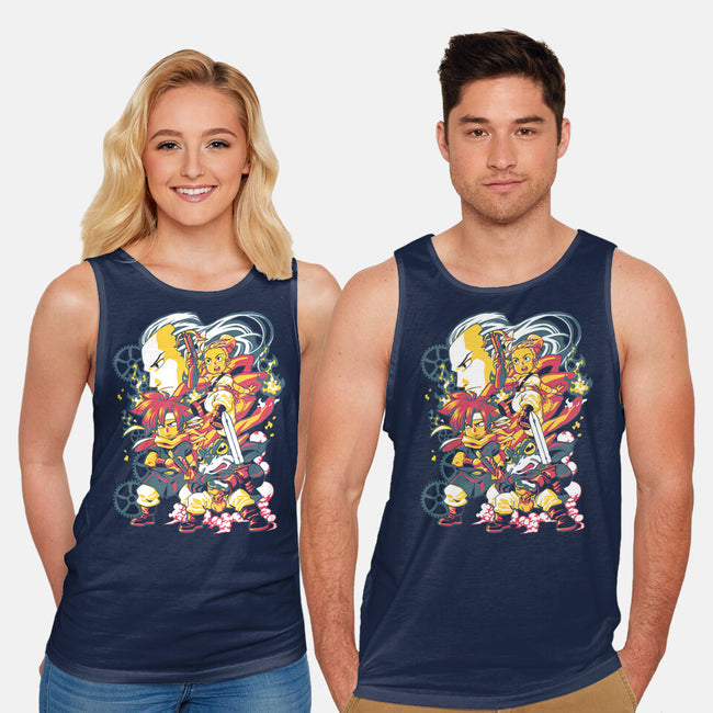 Travelers-unisex basic tank-1Wing