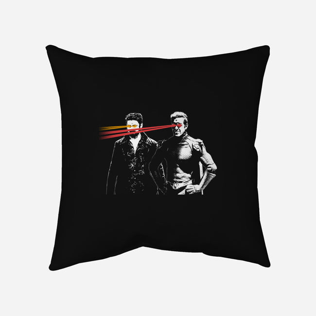 Laser Fiction-none removable cover throw pillow-Boggs Nicolas