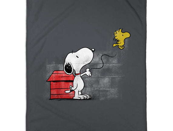 Dog With Bird