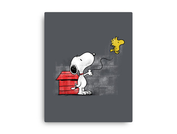 Dog With Bird