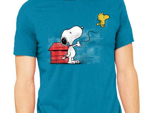 Dog With Bird