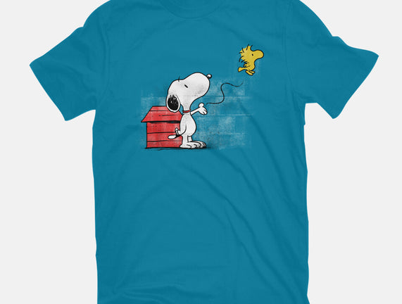 Dog With Bird