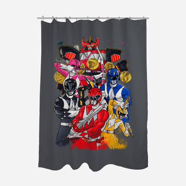 Galatian Warriors-none polyester shower curtain-Conjura Geek