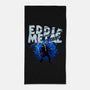 Legend Eddie Metal-none beach towel-rocketman_art