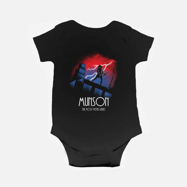 Munson The Most Metal Series-baby basic onesie-Wookie Mike