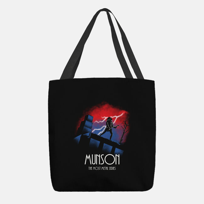Munson The Most Metal Series-none basic tote bag-Wookie Mike