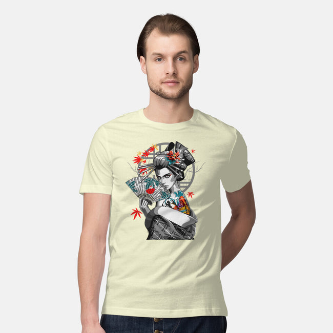 Irezumi II Geisha-mens premium tee-heydale