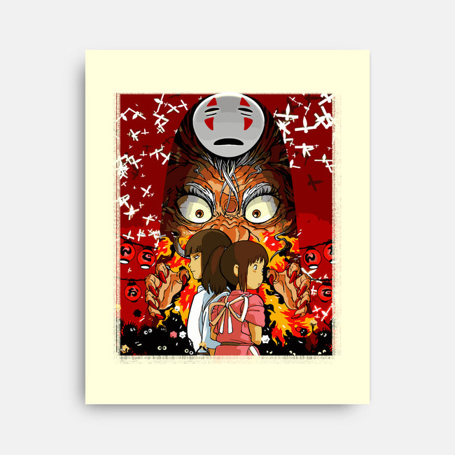 Spirited Couple-none stretched canvas-Hova