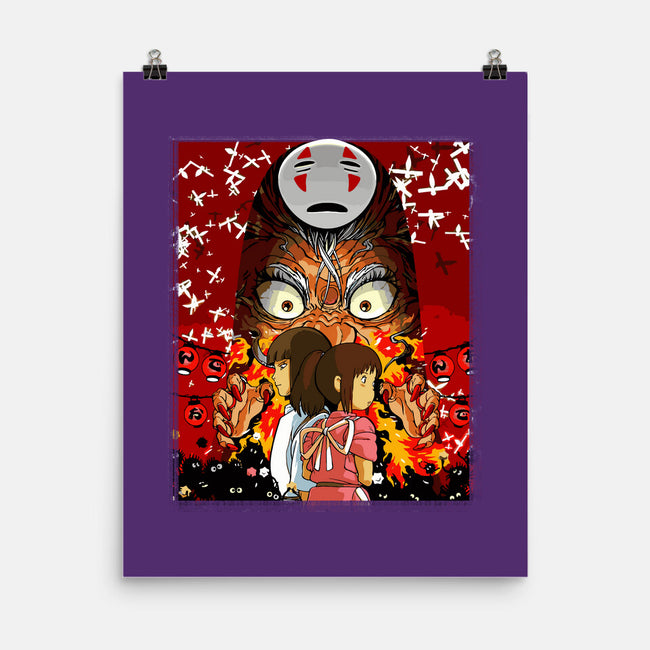 Spirited Couple-none matte poster-Hova