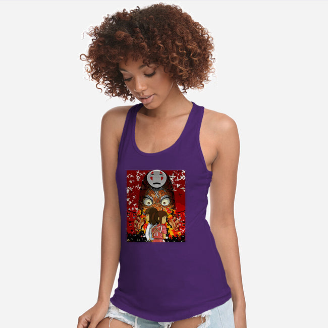 Spirited Couple-womens racerback tank-Hova
