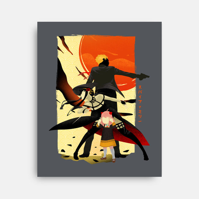 The Spy Family-none stretched canvas-bellahoang