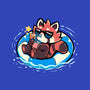 Summer Red Panda-baby basic onesie-TechraNova